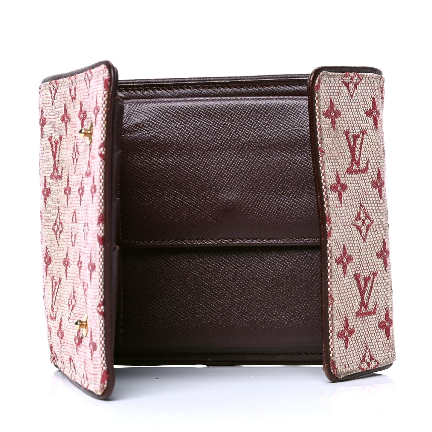 Mini Monogram Compact Wallet Cherry