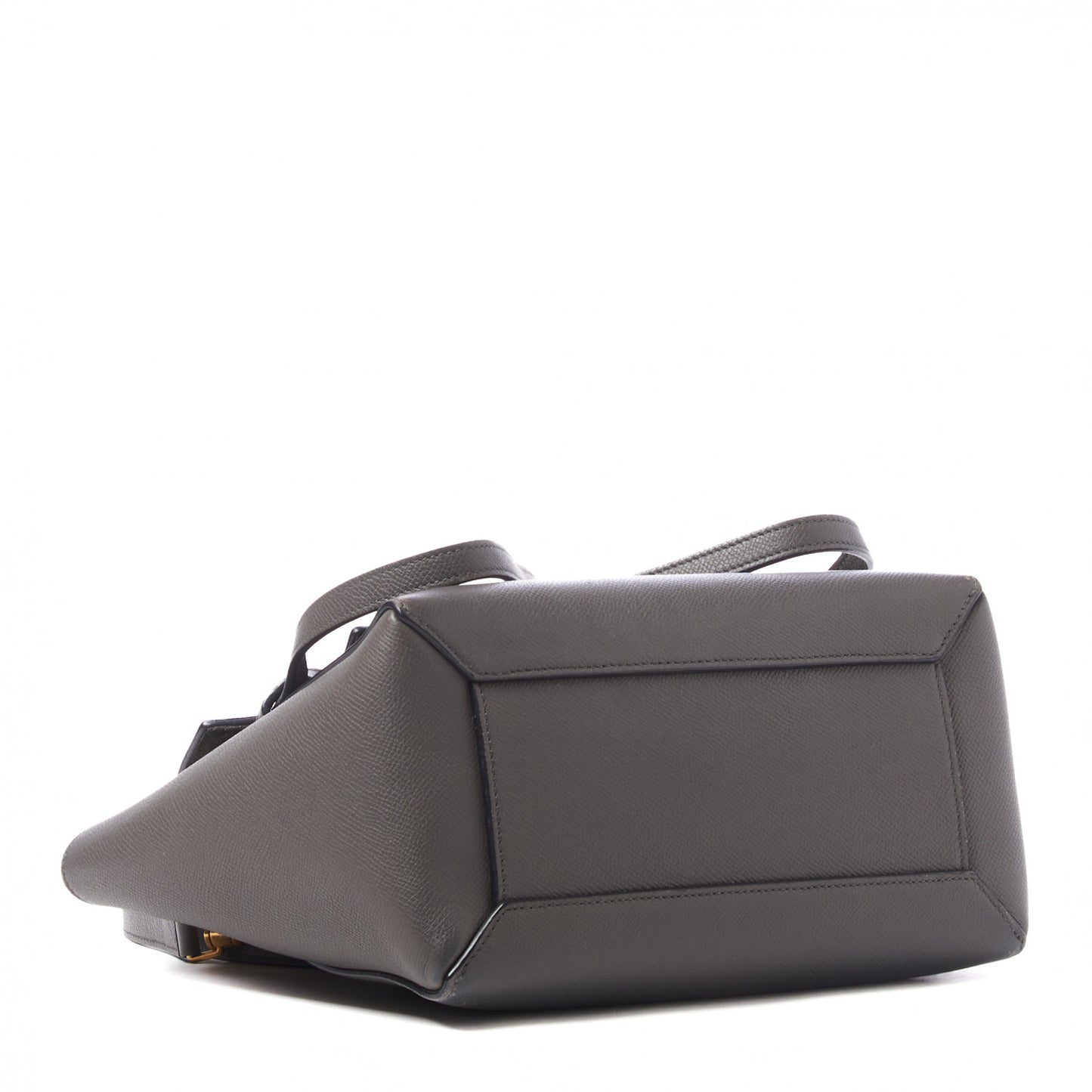 Baby Grained Calfskin Micro Belt Bag Grey