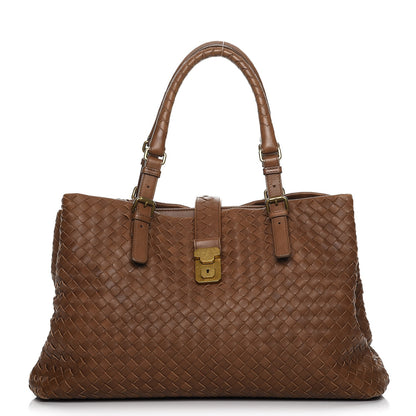 Bottega Veneta Nappa Intrecciato Medium Roma Tote Noce 1 of 14