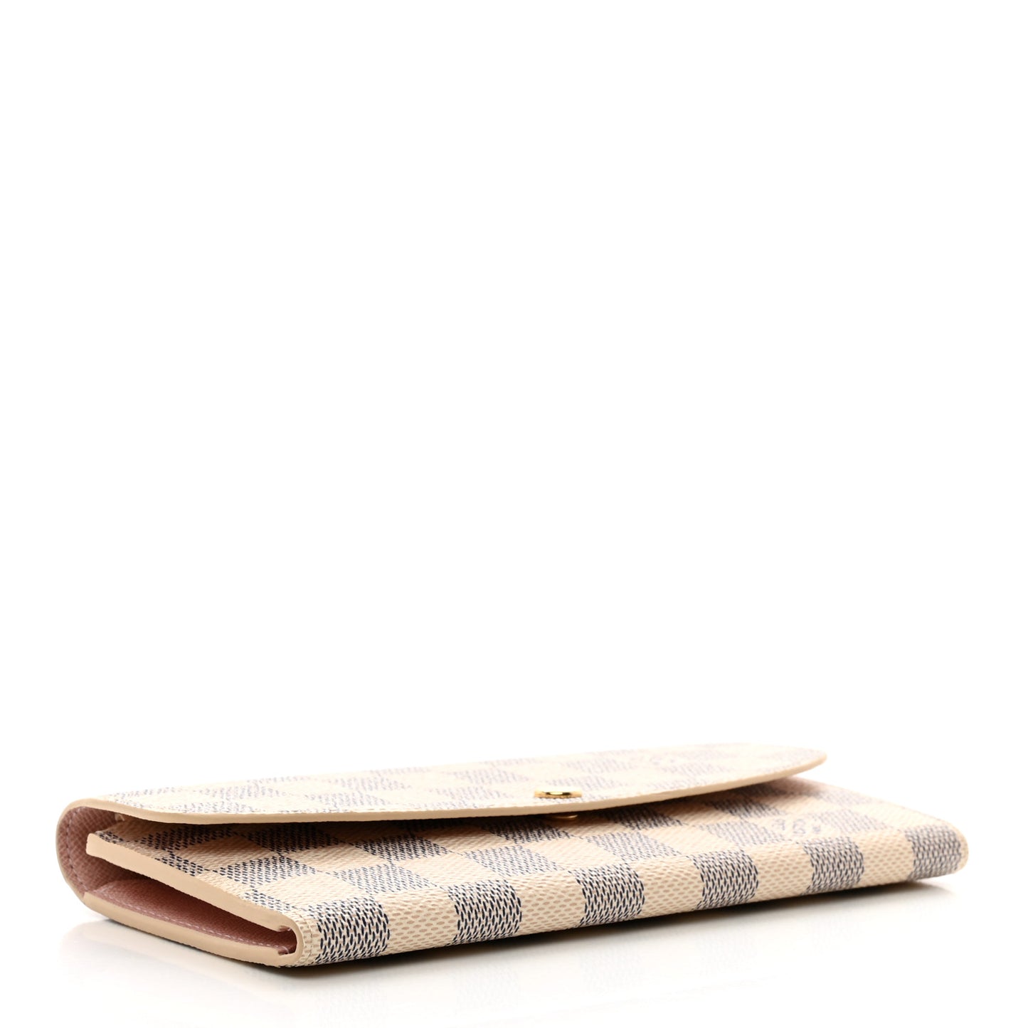 Damier Azur Emilie Wallet Rose Ballerine
