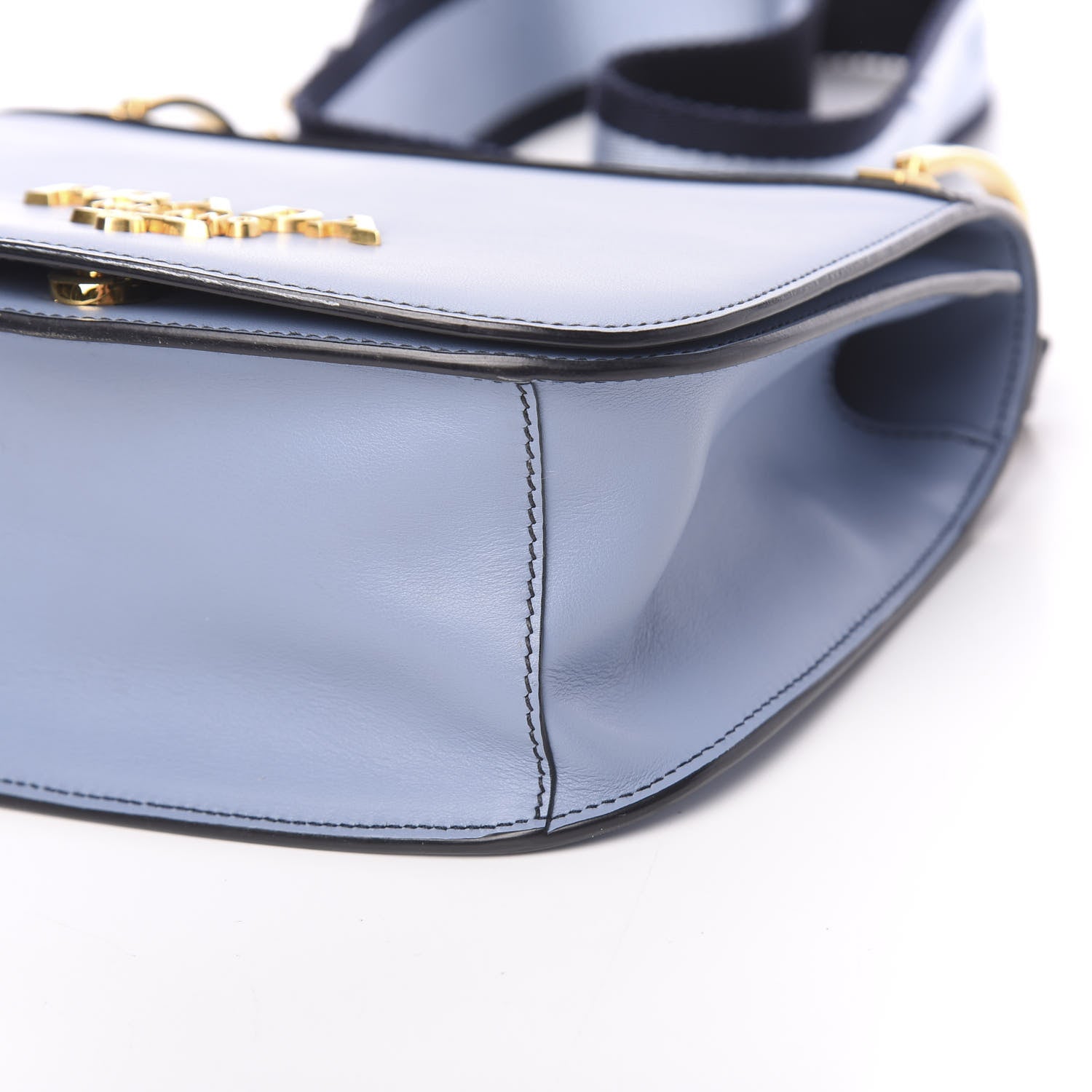 Prada City Calfskin Saffiano Pionniere Saddle Bag Astrale Baltico 9 of 11