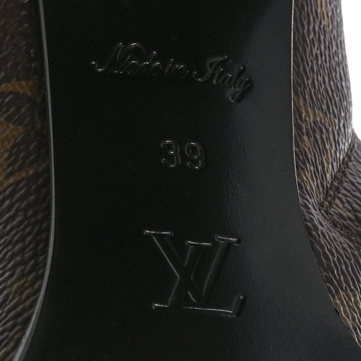Louis Vuitton Patent Calfskin Monogram Star Trail Ankle Boots 39 Black 7 of 9