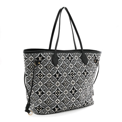 Louis Vuitton Jacquard Since 1854 Neverfull MM Grey 4 of 10