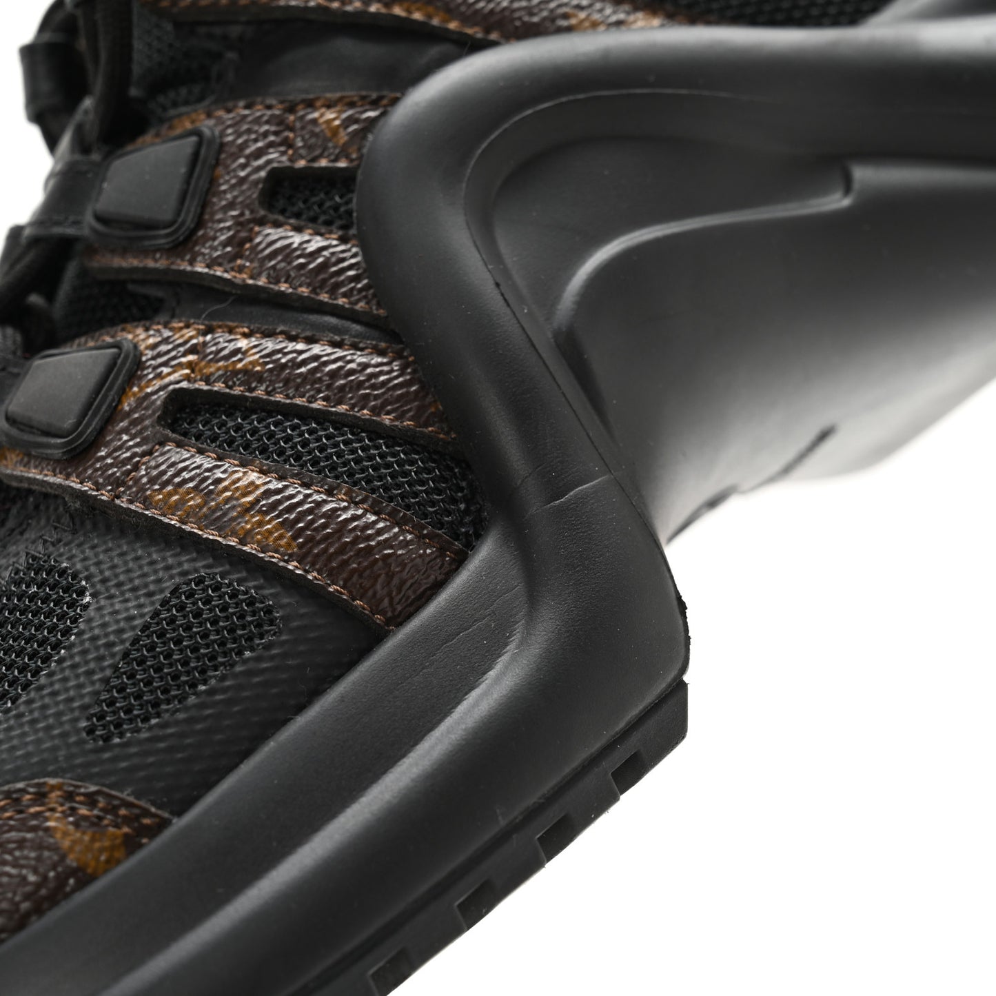 Calfskin Patent Monogram LV Archlight Sneakers 40 Black