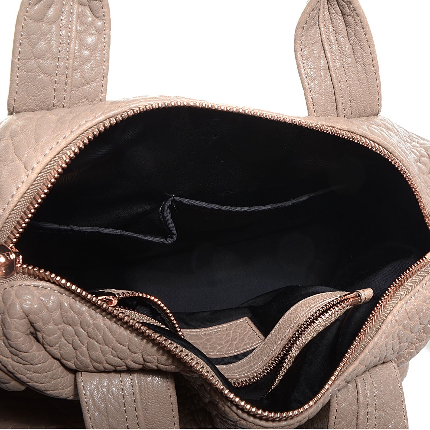 Alexander Wang Pebbled Lambskin Rocco Latte 5 of 9
