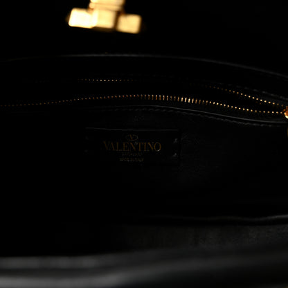 Valentino Garavani Nappa Roman Stud The Handle Bag Black 6 of 9