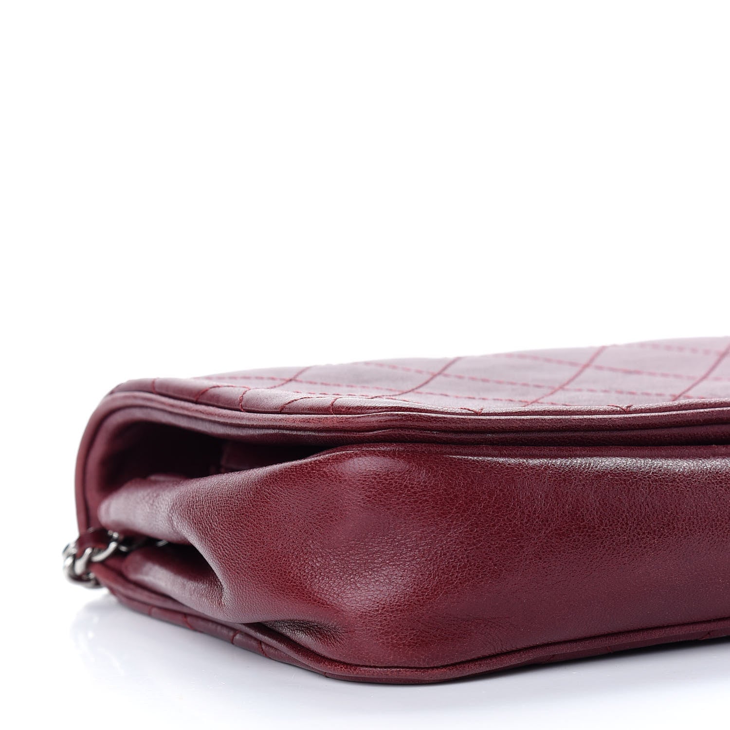 Chanel Lambskin Quilted Single Flap Red 9 of 10