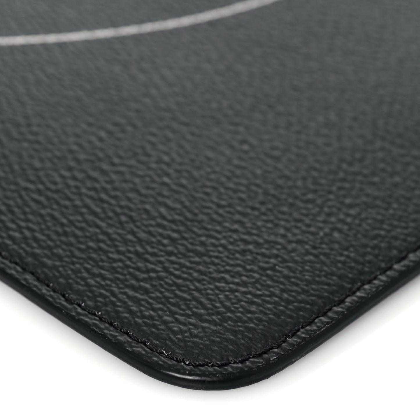 Coated Canvas Monkey Brother Print Large Zip Pouch Black