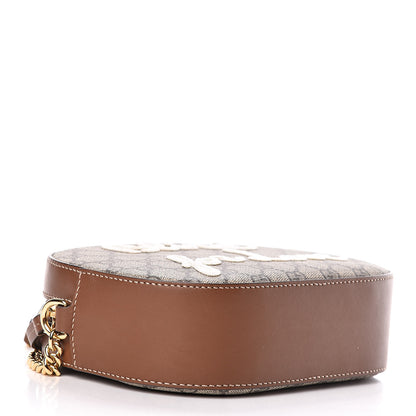 Gucci GG Supreme Monogram Blind For Love Embroidered Mini Chain Shoulder Bag Beige Tuscany 4 of 11