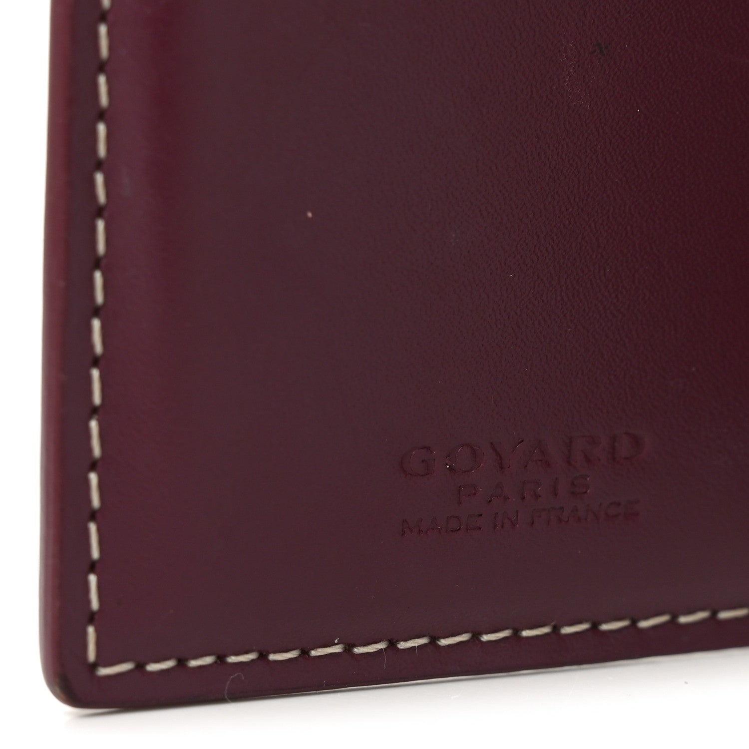 Goyard Goyardine Saint Pierre Card Holder Bordeaux 1902597