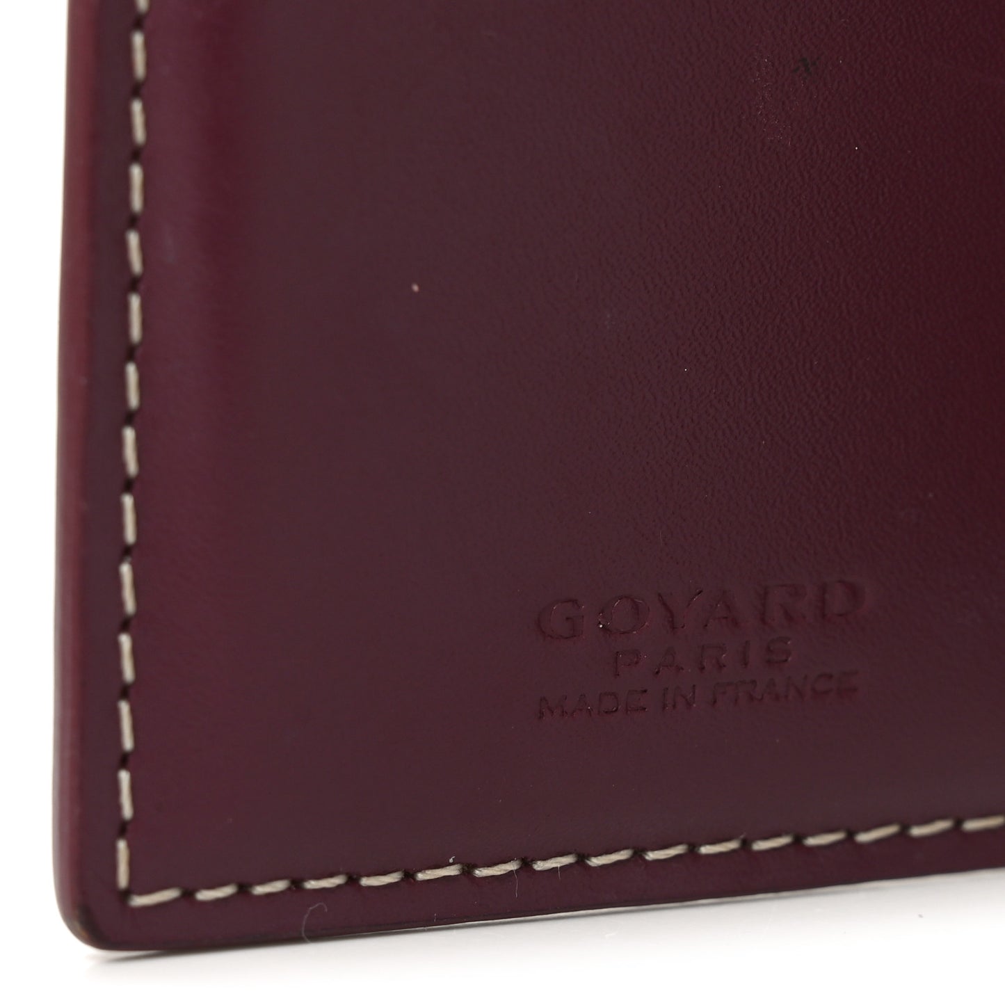Goyardine Saint Pierre Card Holder Bordeaux