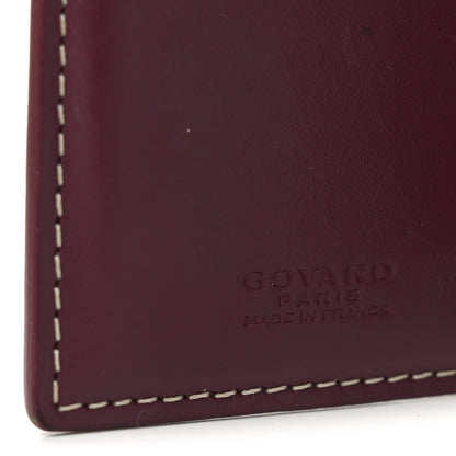 Goyard Goyardine Saint Pierre Card Holder Bordeaux 6 of 6