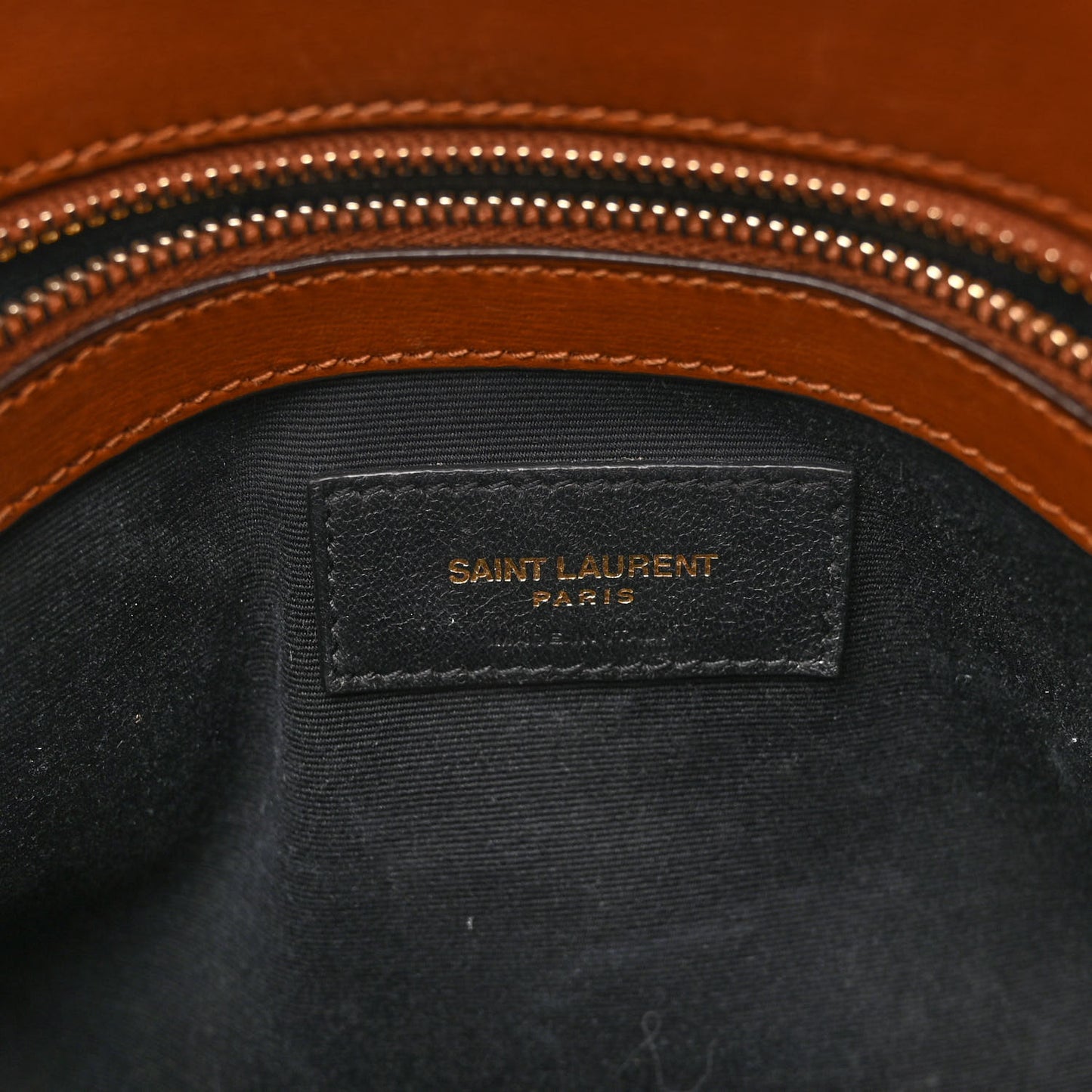 Calfskin Small Manhattan Shopper Tote Brick Ebony Dark