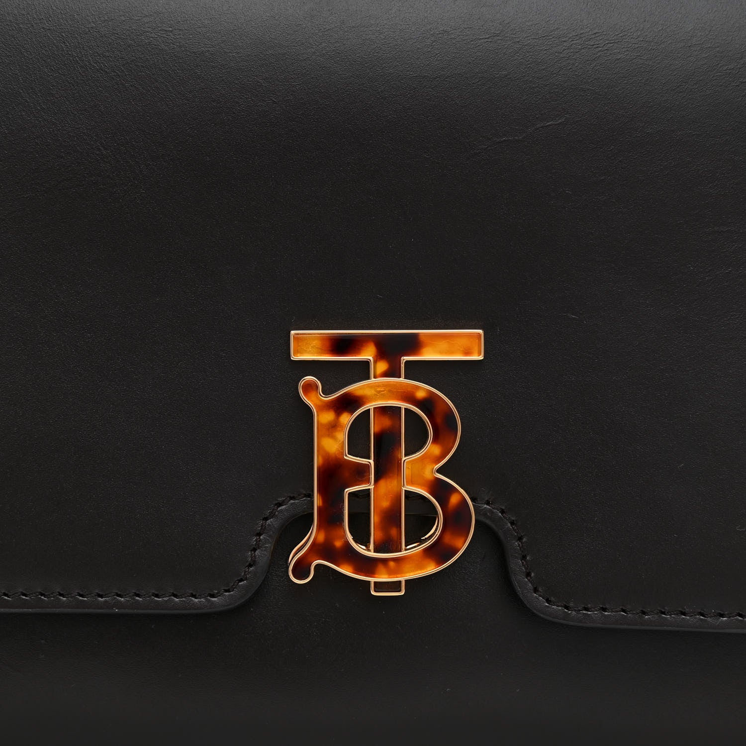 Burberry Calfskin Medium TB Bag Coffee 8 of 12
