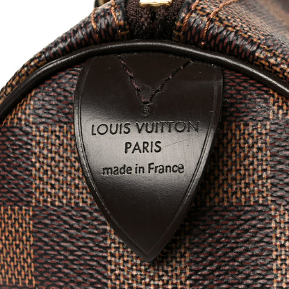 Louis Vuitton Damier Ebene Speedy 25 9 of 12