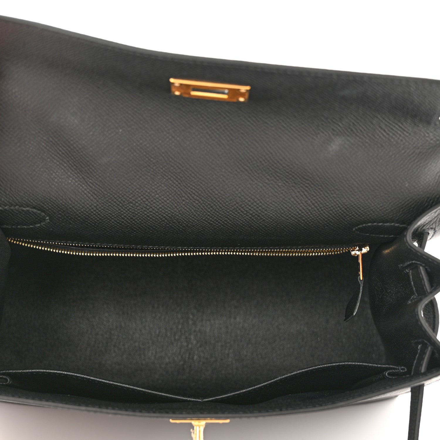 Hermes Epsom Kelly Sellier 28 Black 5 of 12