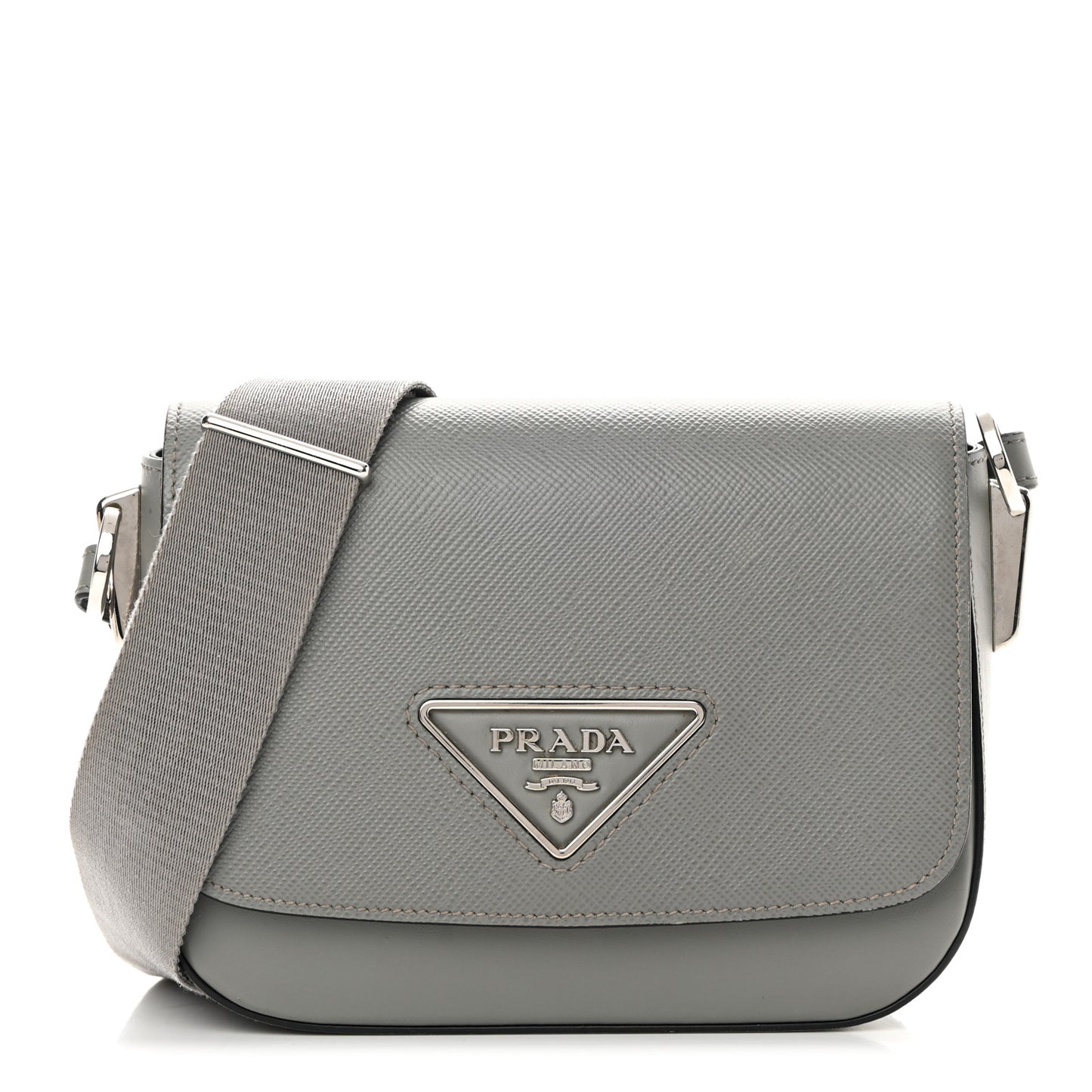 Saffiano Cuir Identity Shoulder Bag Ardesia