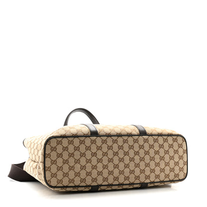 Gucci GG Monogram Large Joy Tote Bag Dark Brown 4 of 12
