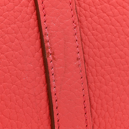 Hermes Taurillon Clemence Birkin 35 Bougainvillea 16 of 21