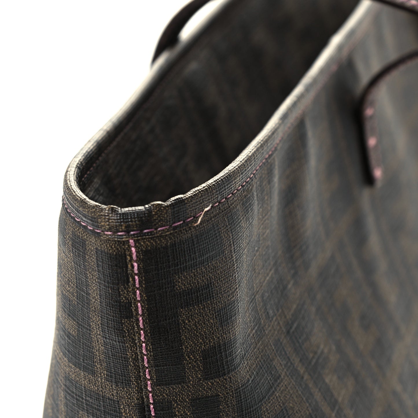 Zucca Spalmati Medium Roll Tote Tobacco Light Pink