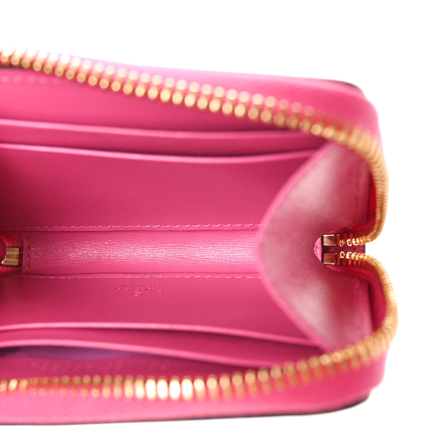 Gucci GG Monogram Scratch Lux Calfskin Luce Mini Card Case Wallet Blossom Rose Dark Blossom 5 of 9