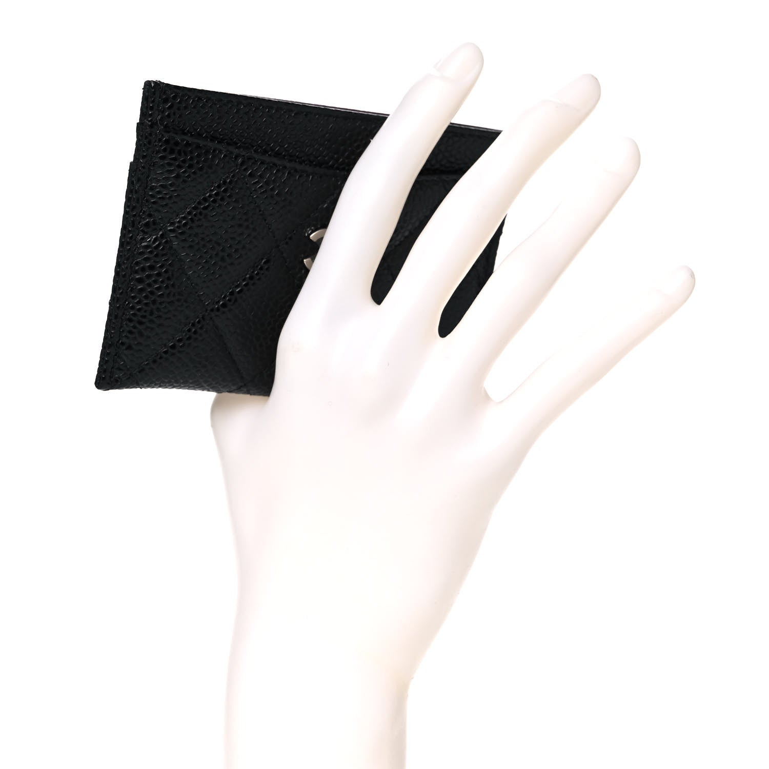Chanel Caviar Quilted Card Holder Black 2 of 10