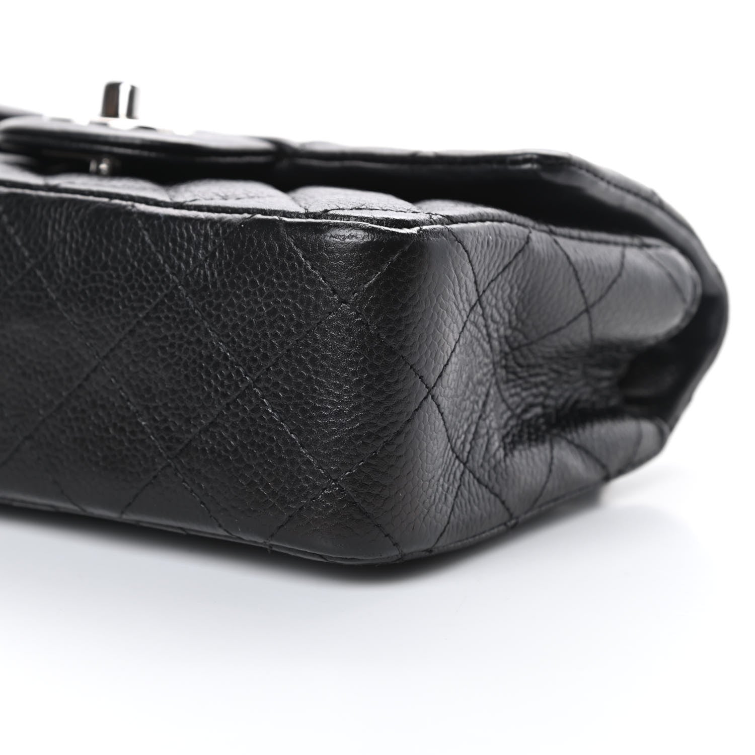 Chanel Caviar Quilted Mini Rectangular Flap Black 10 of 12