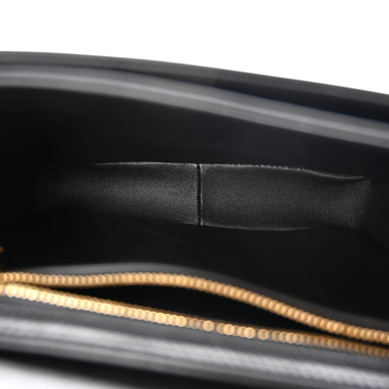 Celine Shiny Calfskin Teen Triomphe Black 5 of 9