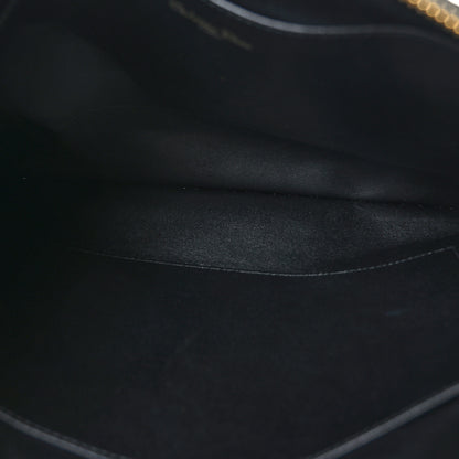 Christian Dior Grained Calfskin Cannage Large Caro Daily Pouch Black 5 of 8
