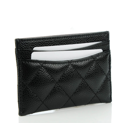 Chanel Caviar Quilted Card Holder Black 3 of 7
