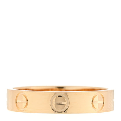 Cartier 18K Yellow Gold 3.5mm LOVE Wedding Band Ring 48 4.5 3 of 4