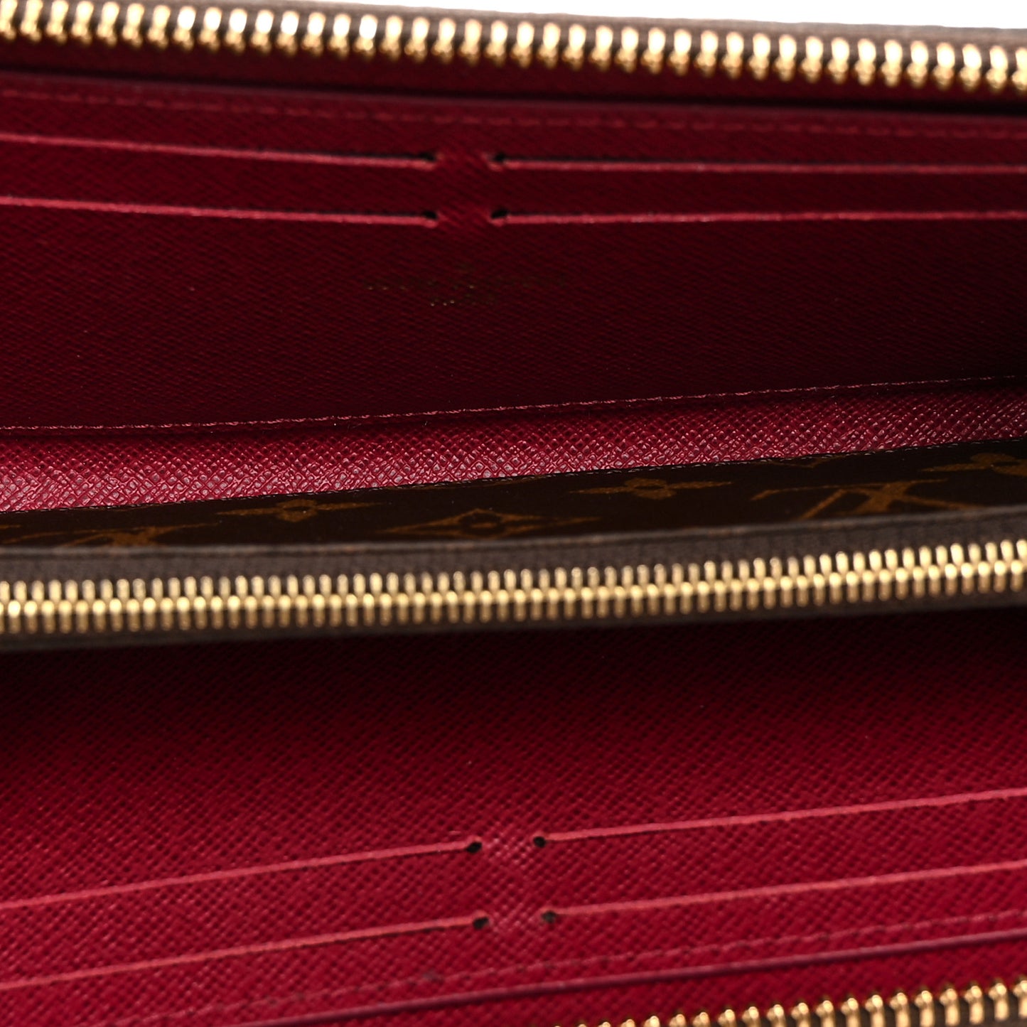 Monogram Clemence Wallet Fuchsia