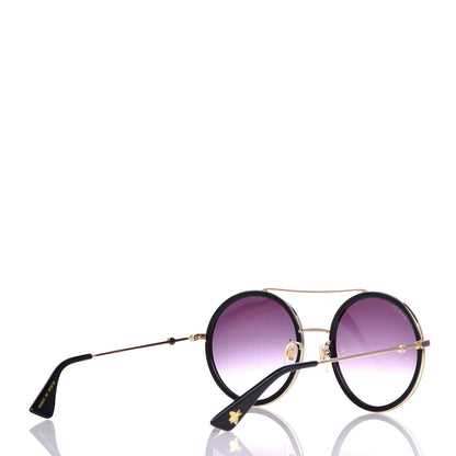 Gucci Round Frame Sunglasses GG0061S Black 4 of 10