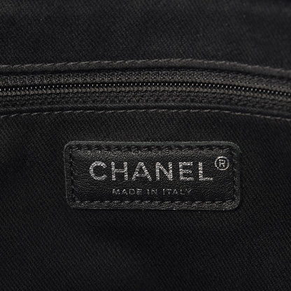 Chanel Patent Quilted Large Coco Shine Shopping Tote Blue 6 of 7