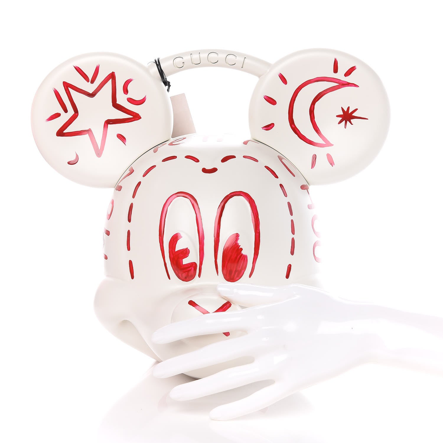 Gucci X DISNEY Plastic Mickey Mouse Top Handle Bag White 2 of 25