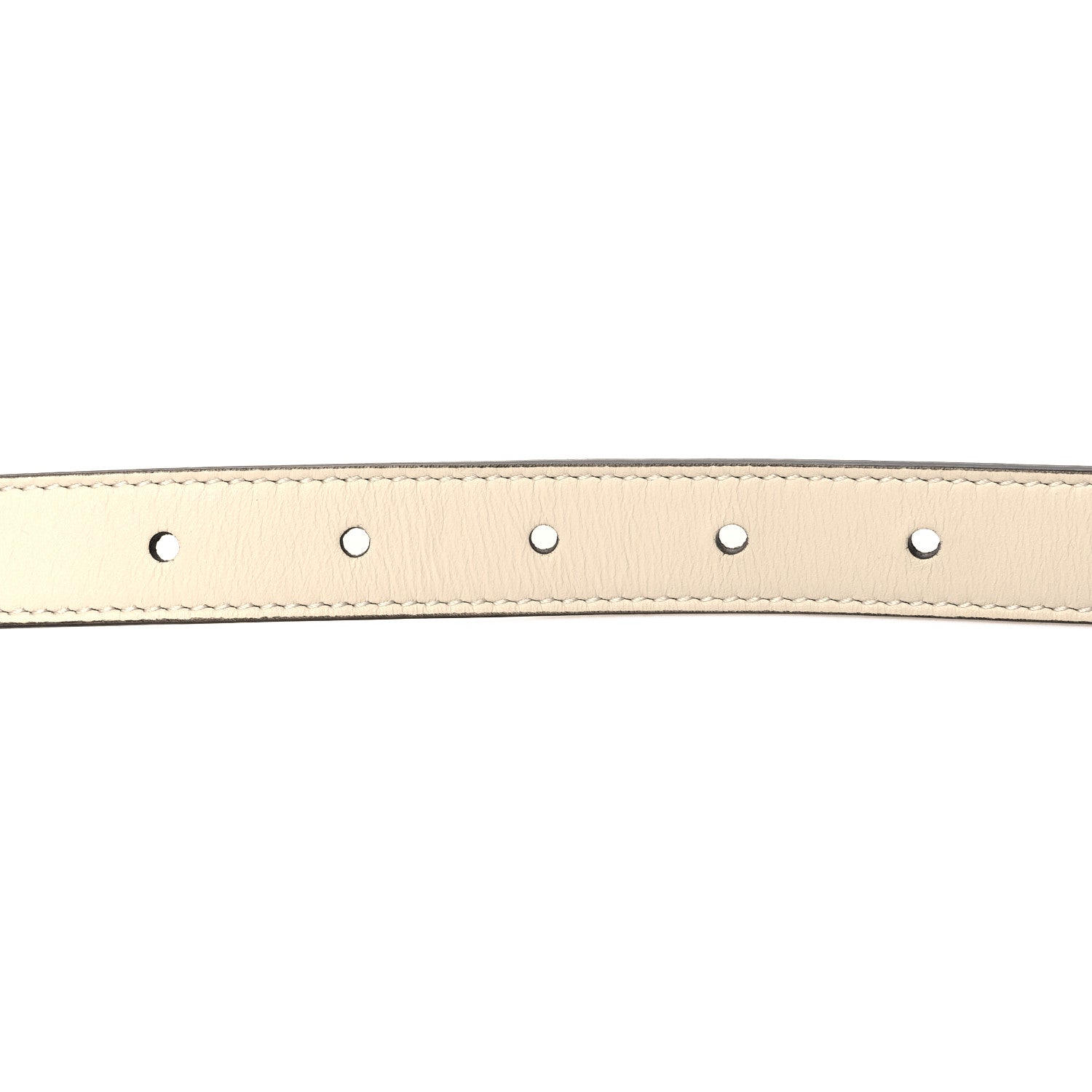 Gucci Calfskin Double G 20mm Belt 75 30 Mystic White 4 of 6