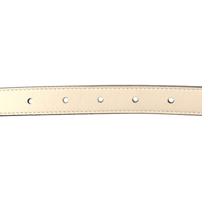 Gucci Calfskin Double G 20mm Belt 75 30 Mystic White 4 of 6