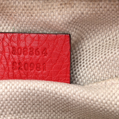 Gucci Pebbled Calfskin Small Soho Disco Bag Tabasco Red 7 of 11