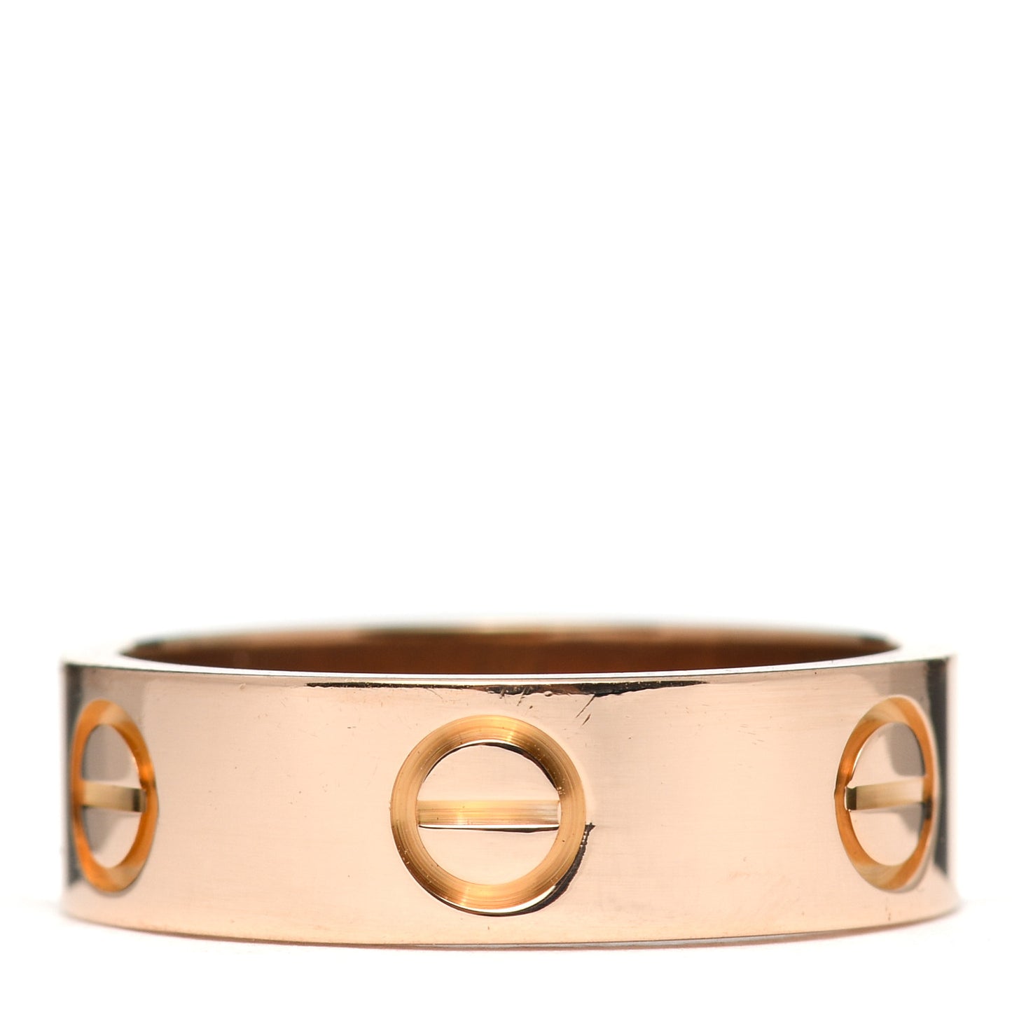 18K Pink Gold 5.5mm LOVE Ring 51 5.75