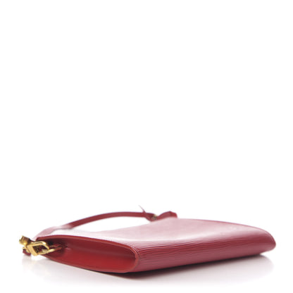 Louis Vuitton Epi Pochette Accessories 24 Castillan Red 4 of 13