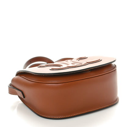 Celine Smooth Calfskin Cuir Triomphe Folco Crossbody Bag Tan 4 of 9