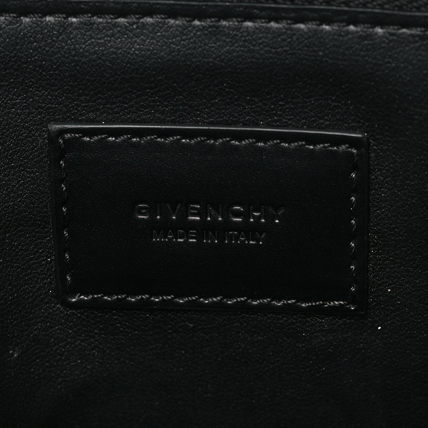 Givenchy Smooth Calfskin Medium Star Pouch Black 6 of 8