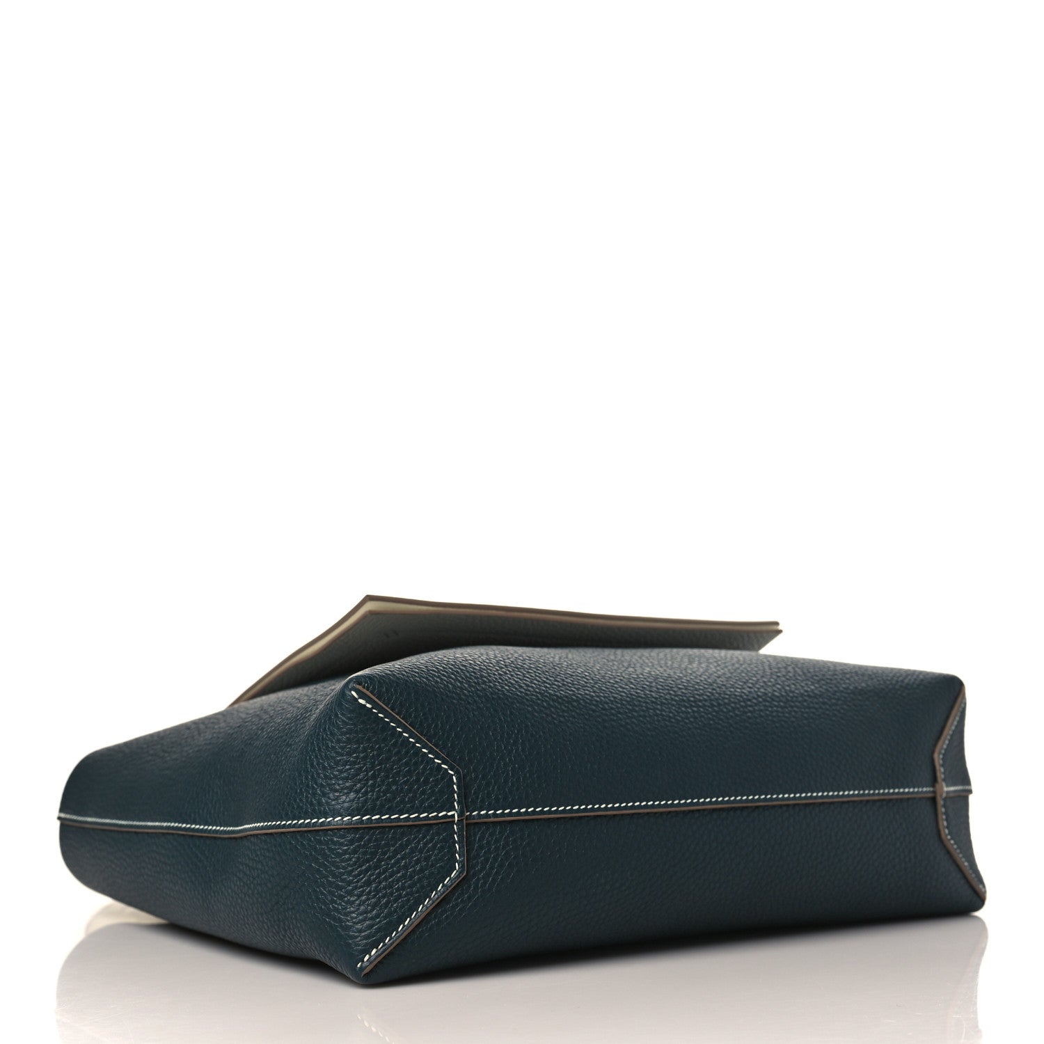 Hermes Taurillon Clemence Cabasellier 31 Vert Cypress Mushroom 4 of 10