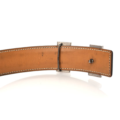 Hermes Box Chamonix 32mm H Belt 90 Black Gold 9 of 12