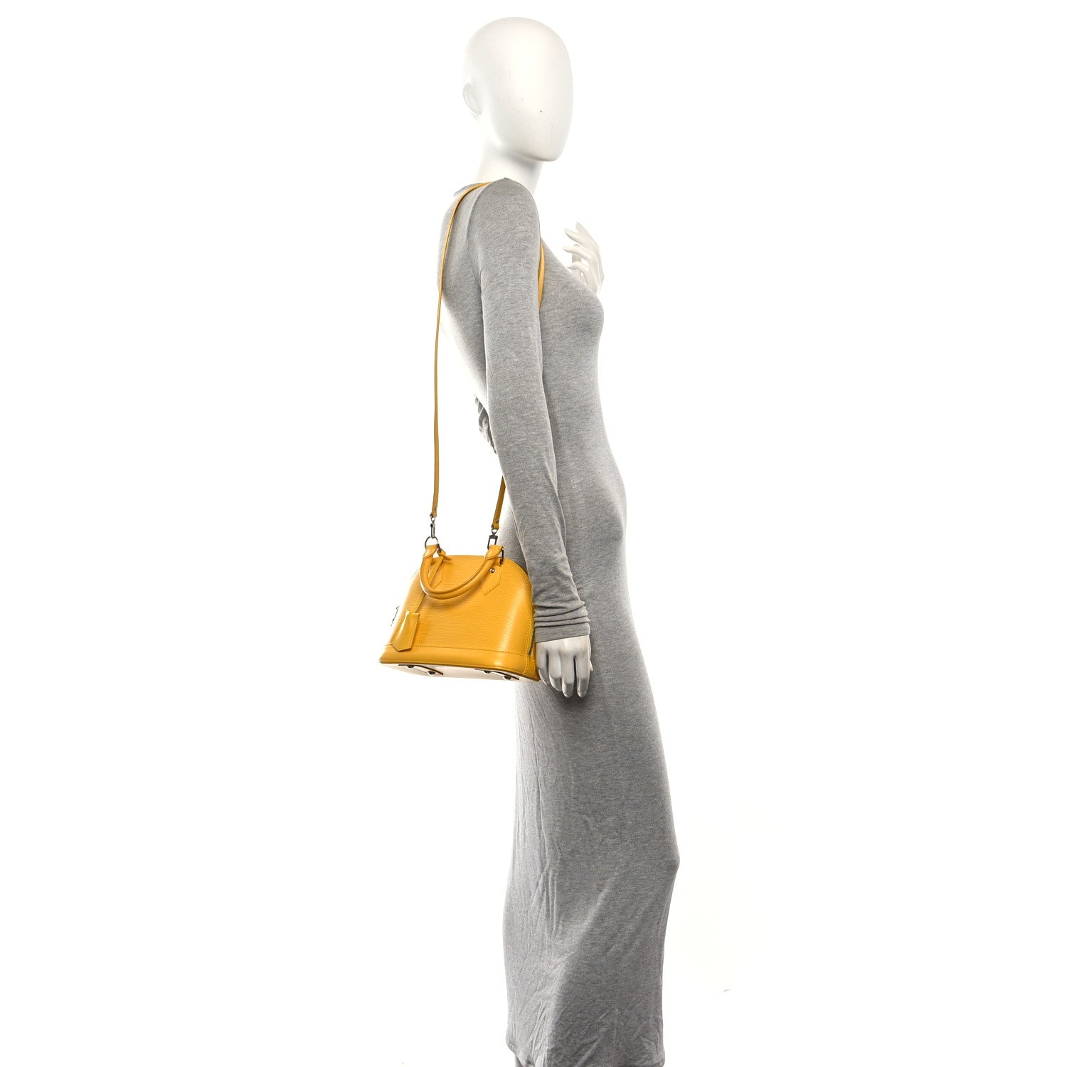 Louis Vuitton Epi Alma BB Citron 2 of 9