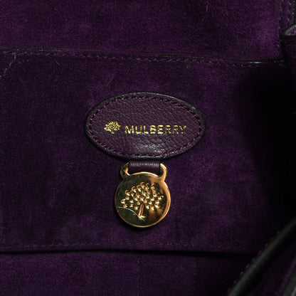 Mulberry Natural Leather Bayswater Aubergine 6 of 10