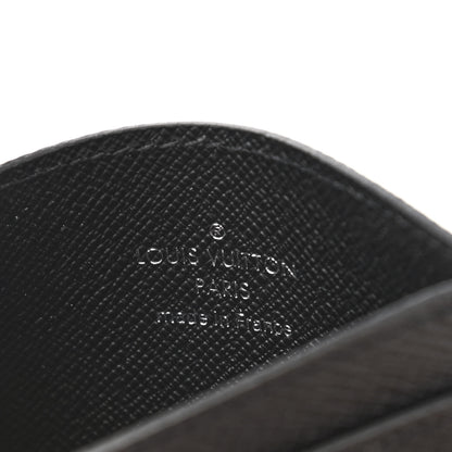 Louis Vuitton Taiga Double Card Holder Black 6 of 6