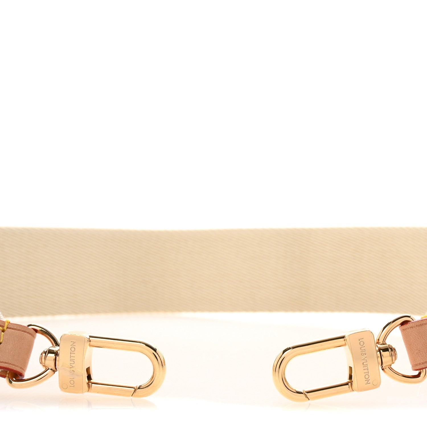 Louis Vuitton Jacquard High Rise Shoulder Strap Beige 4 of 5