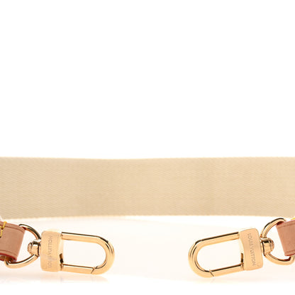 Louis Vuitton Jacquard High Rise Shoulder Strap Beige 4 of 5