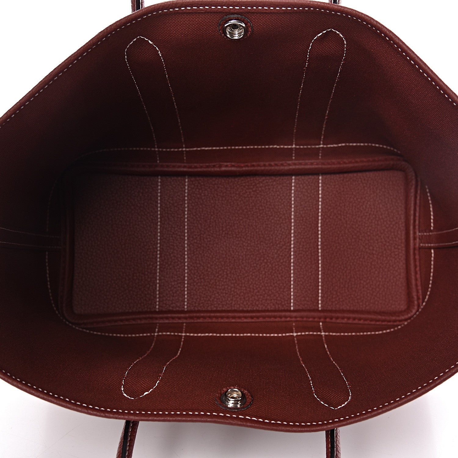 Hermes Toile Buffle Skipper Garden Party 30 TPM Rouge H 5 of 10